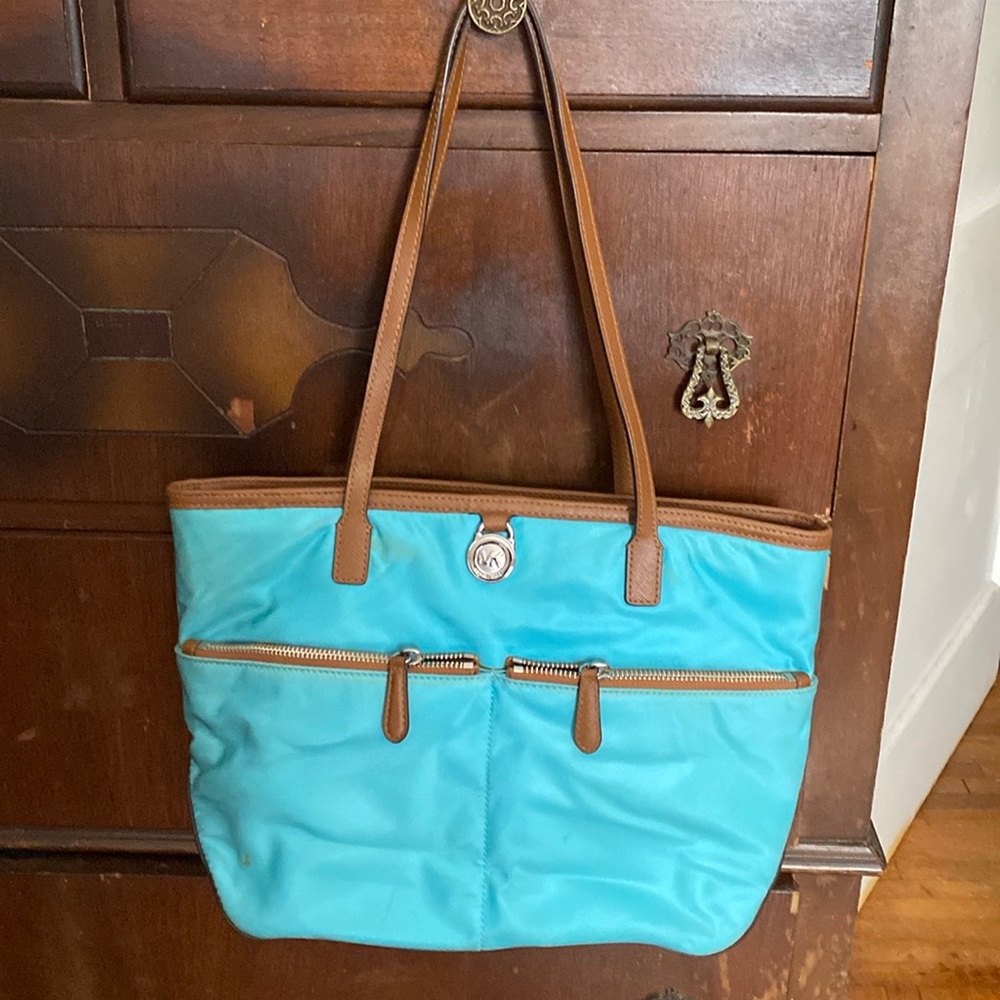 Michael Kors Kempton Nylon Tote Bag 13x9”